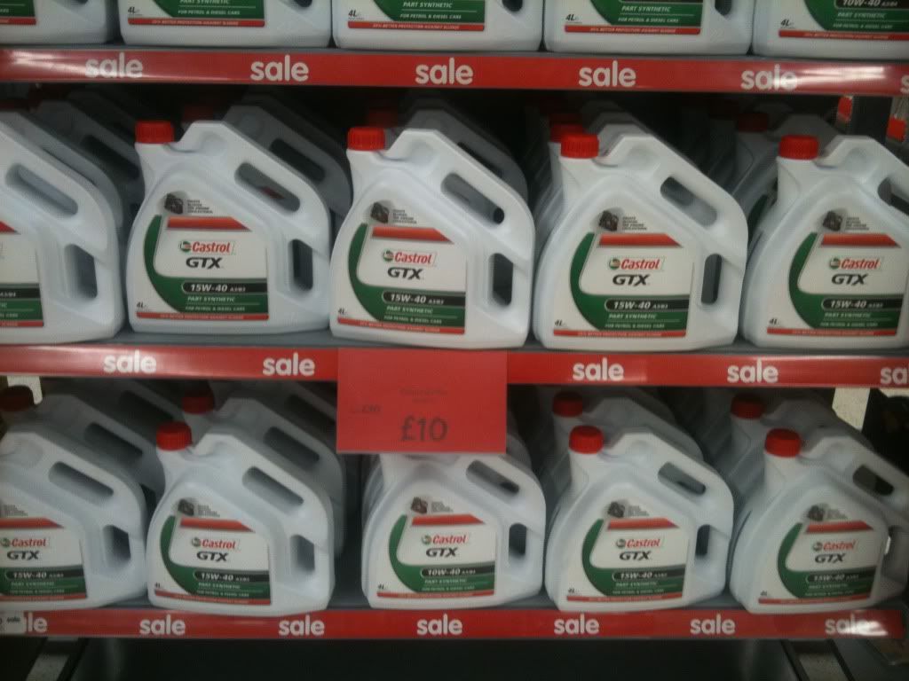 Anyone after motor oil? get down to ASDA Vauxhall CorsaC Forum